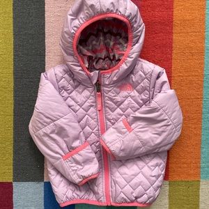 North Face reversible puffer 18-24
